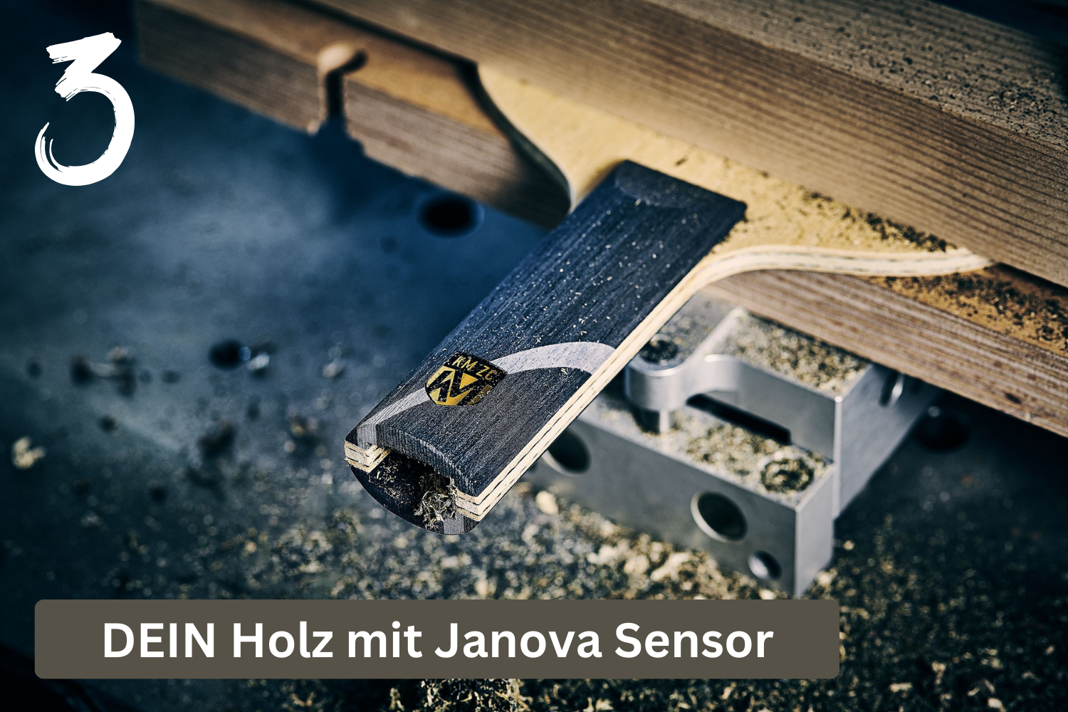 DEIN Holz mit Janova Sensor