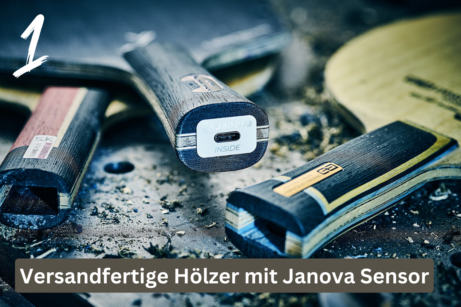 Versandfertige Hölzer mit Janova Sensor