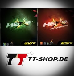  Hexer Plus und Andro Hexer Powersponge 
