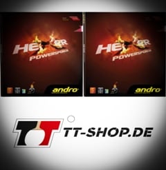 Andro Hexer Powersponge zwei Mal 